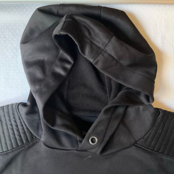 CSG Men’s Long Sleeve Hoodie Sweatshirt size S, Black, with Hand Warmer - Picture 5 of 9